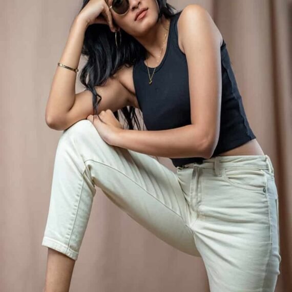 Kissmiss Ribbed Slim Tank Top Black Color